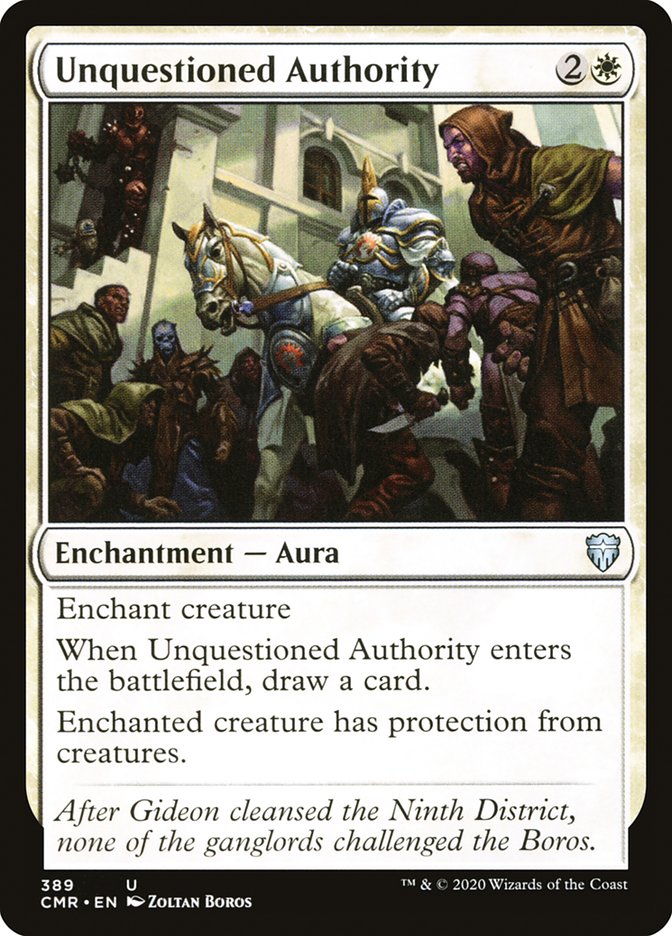 Unquestioned Authority [Commander Legends] Magic: The Gathering