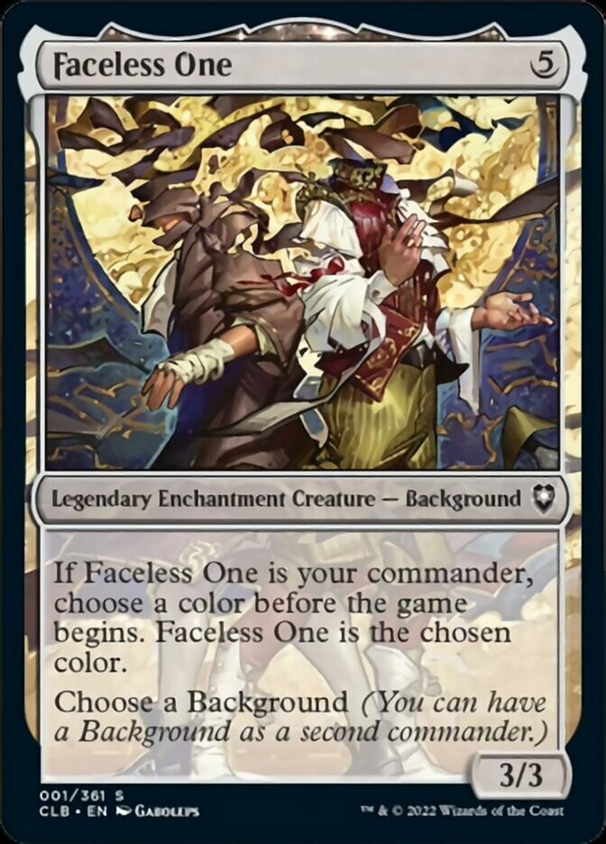 Faceless One [Commander Legends: Battle for Baldur's Gate] Magic: The Gathering