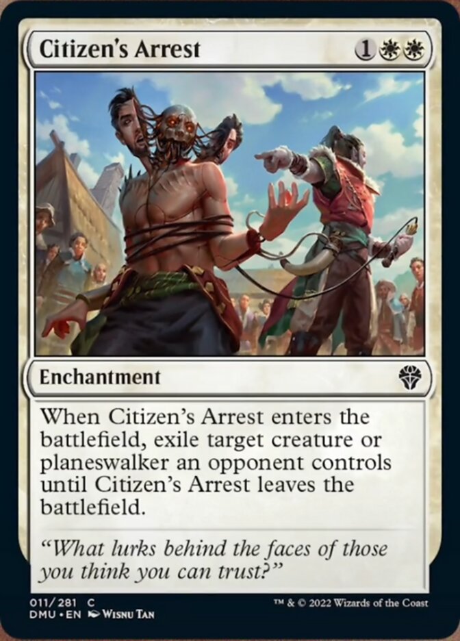 Citizen's Arrest [Dominaria United] Magic: The Gathering