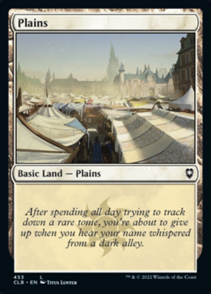 Plains (453) [Commander Legends: Battle for Baldur's Gate] Magic: The Gathering