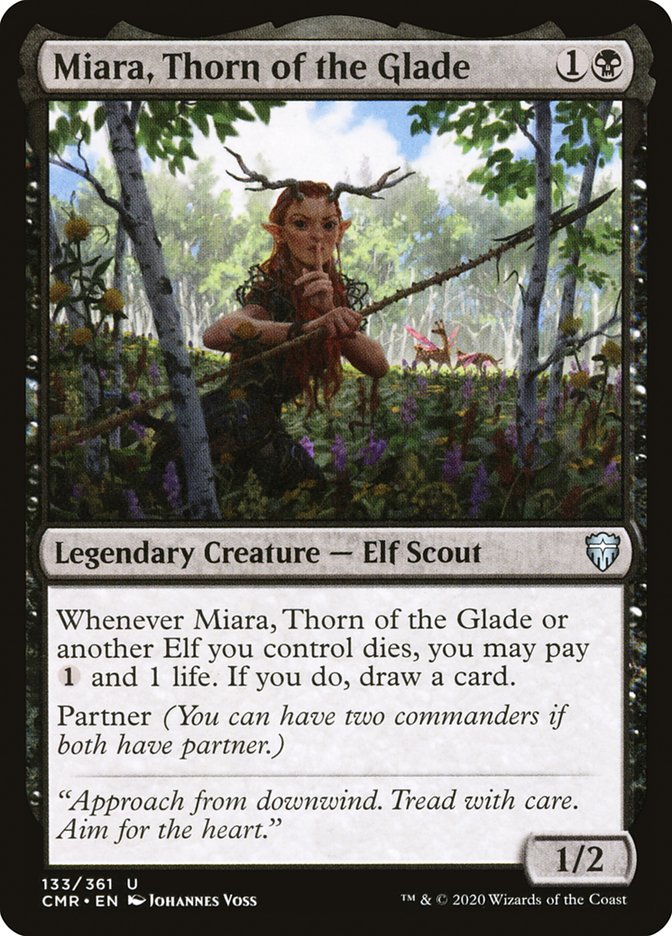 Miara, Thorn of the Glade [Commander Legends] Magic: The Gathering