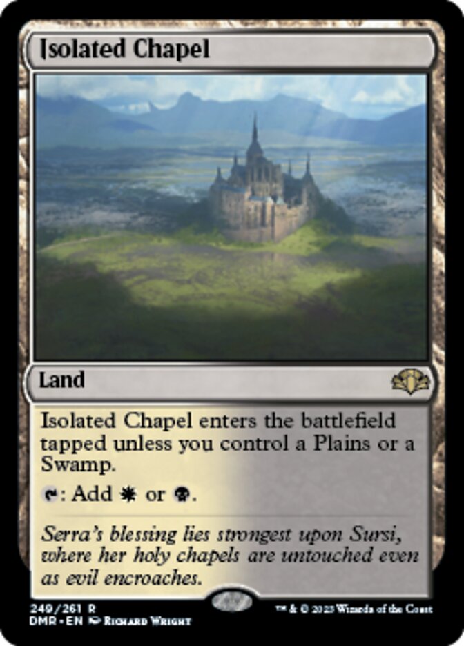 Isolated Chapel [Dominaria Remastered] Magic: The Gathering