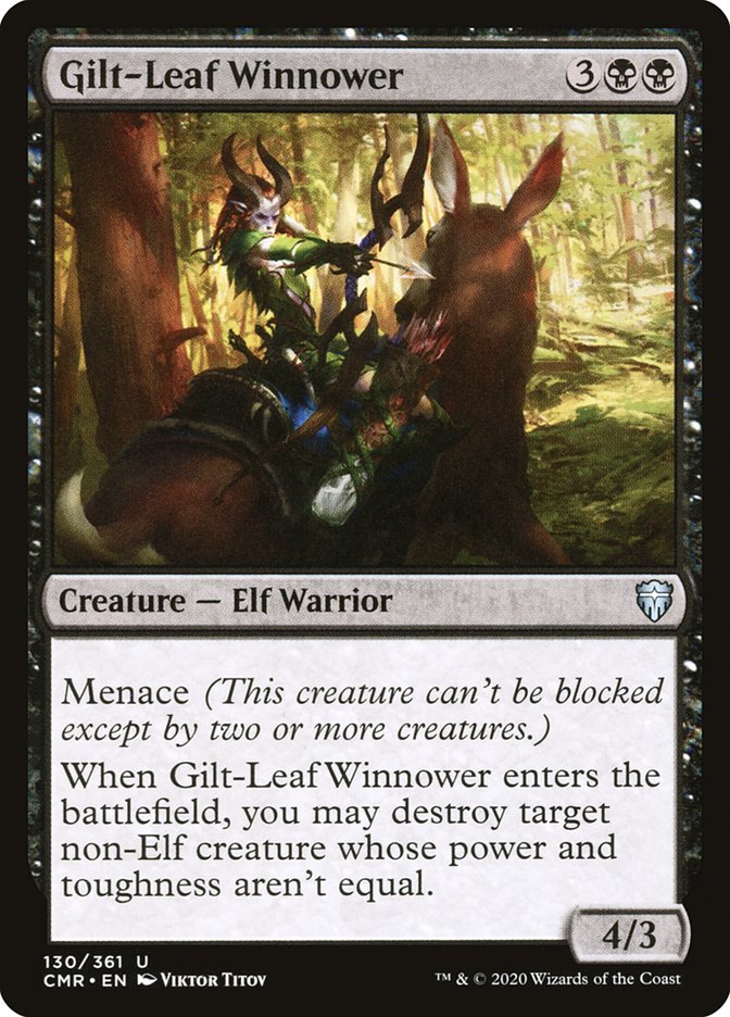 Gilt-Leaf Winnower [Commander Legends] Magic: The Gathering