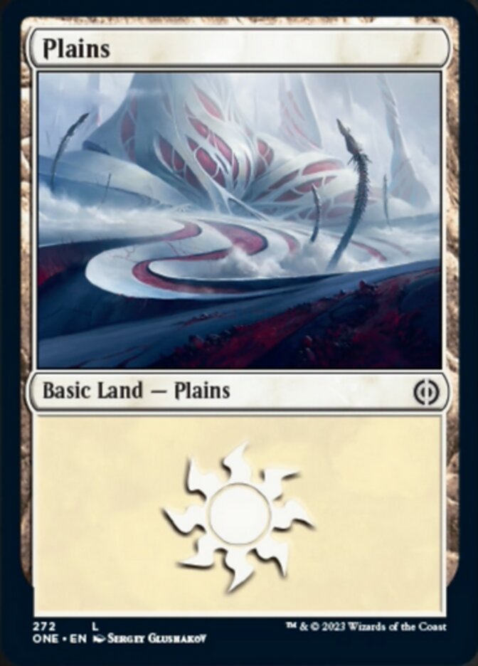 Plains (272) [Phyrexia: All Will Be One] Magic: The Gathering