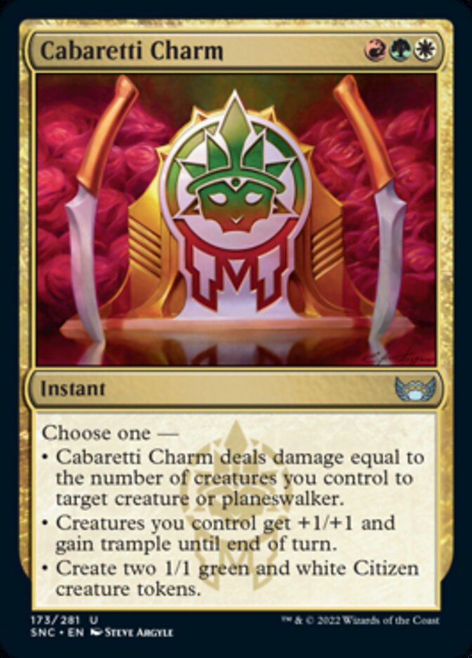 Cabaretti Charm [Streets of New Capenna] Magic: The Gathering