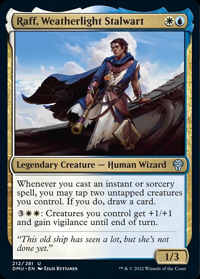 Raff, Weatherlight Stalwart [Dominaria United] Magic: The Gathering