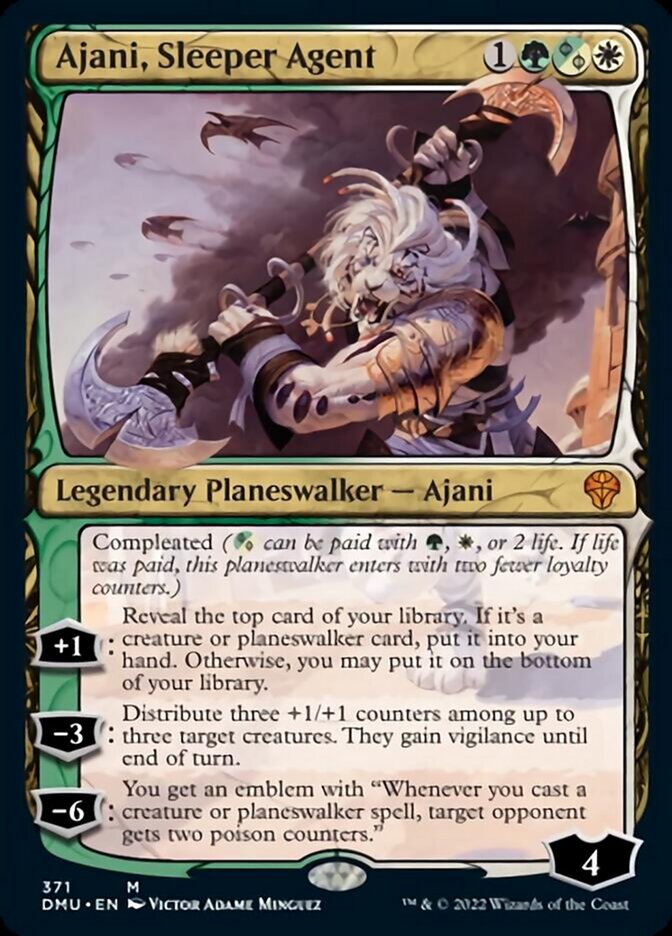 Ajani, Sleeper Agent (Showcase) [Dominaria United] Magic: The Gathering