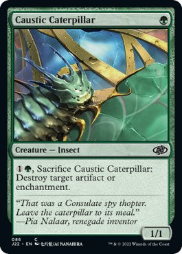 Caustic Caterpillar [Jumpstart 2022] Magic: The Gathering