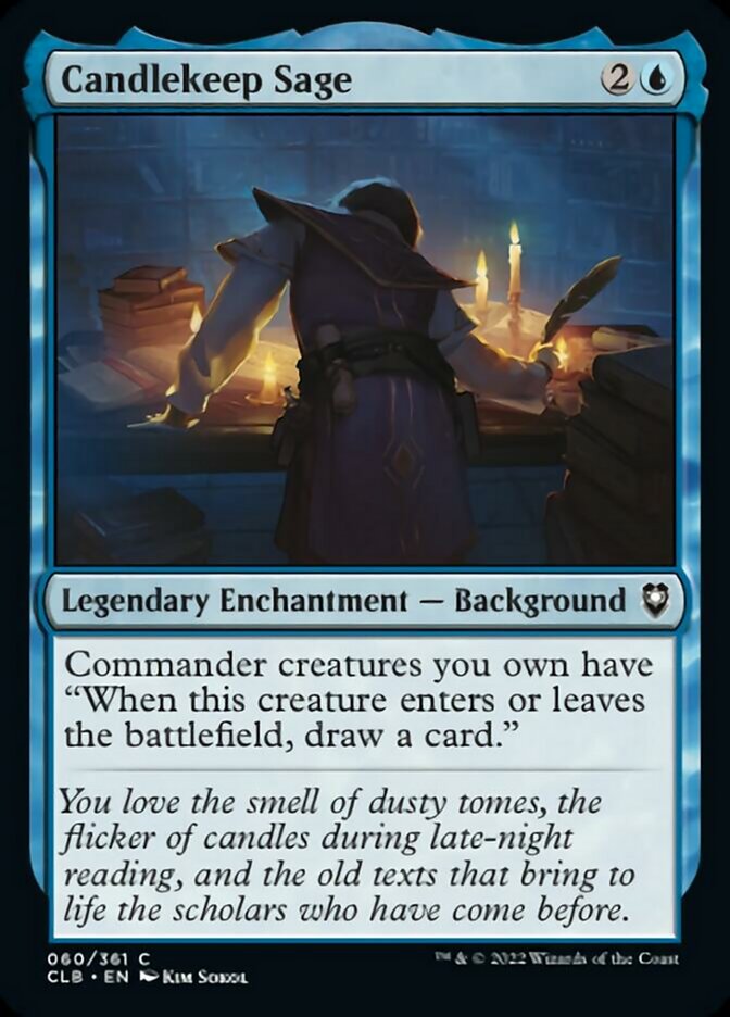 Candlekeep Sage [Commander Legends: Battle for Baldur's Gate] Magic: The Gathering