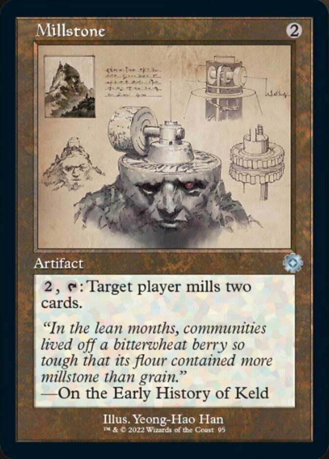 Millstone (Retro Schematic) [The Brothers' War Retro Artifacts] Magic: The Gathering