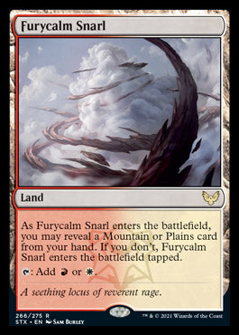 Furycalm Snarl [Strixhaven: School of Mages] Magic: The Gathering