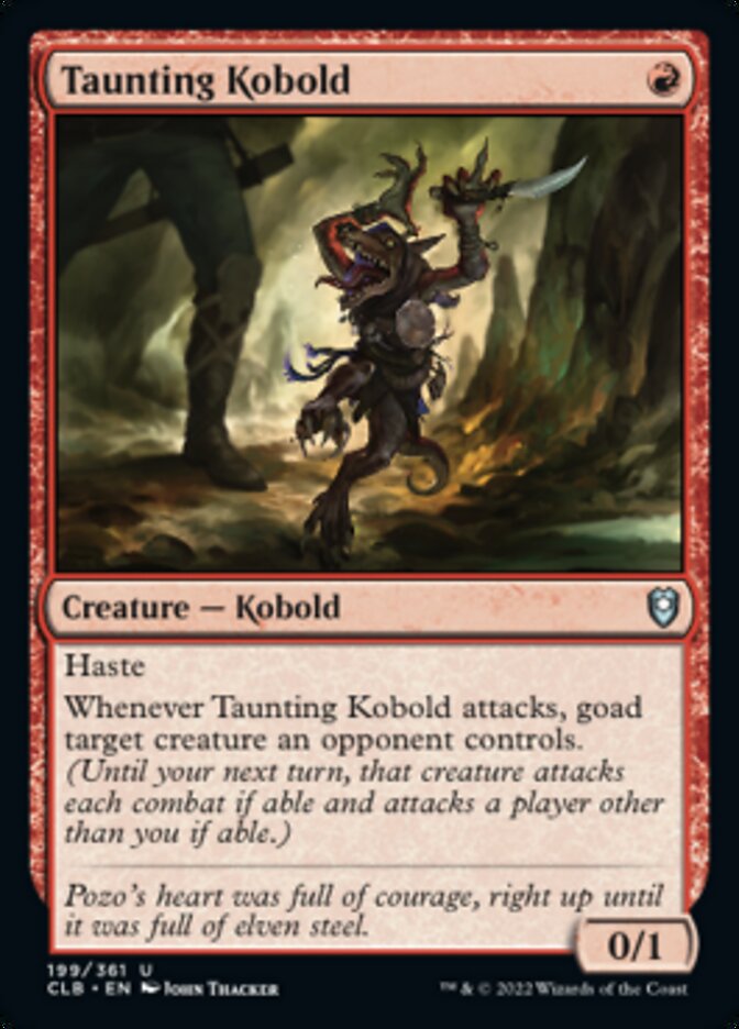 Taunting Kobold [Commander Legends: Battle for Baldur's Gate] Magic: The Gathering