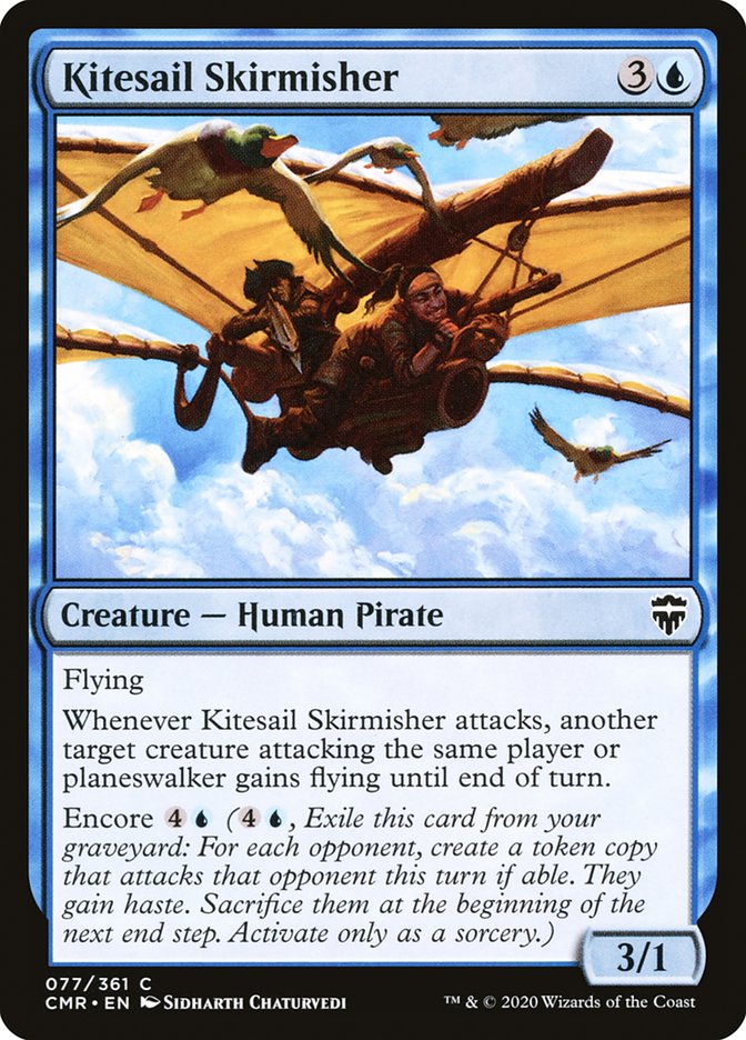 Kitesail Skirmisher [Commander Legends] Magic: The Gathering