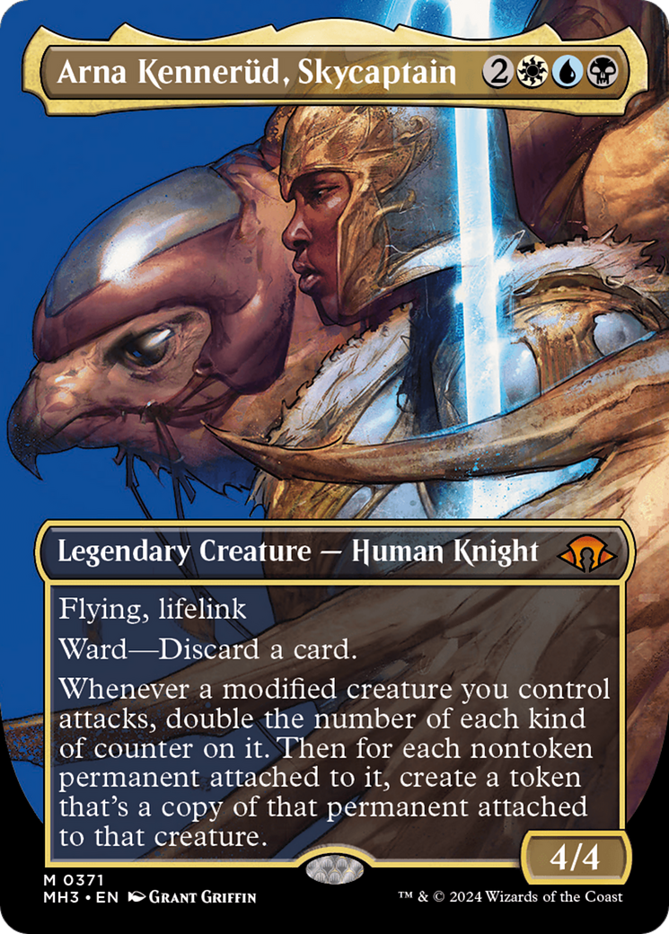 Arna Kennerud, Skycaptain (Borderless) [Modern Horizons 3] Magic: The Gathering