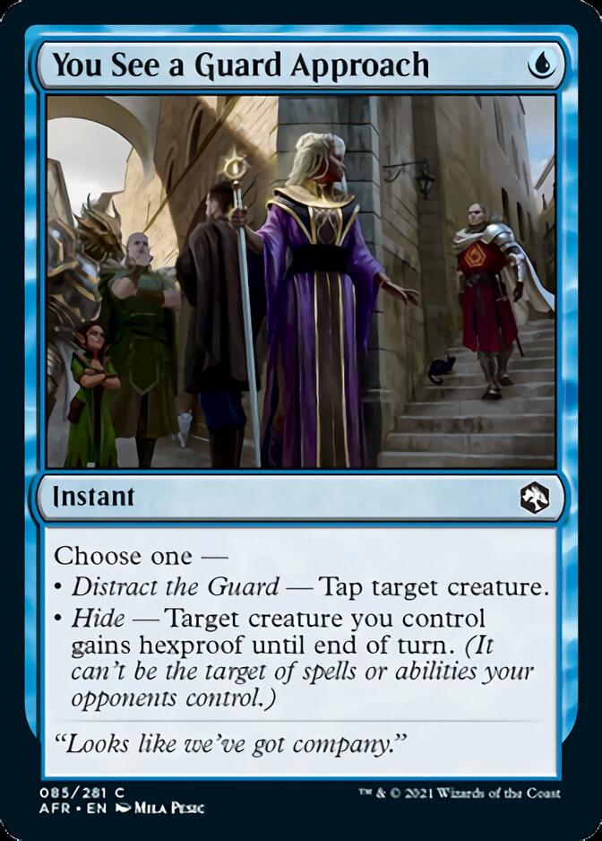 You See a Guard Approach [Dungeons & Dragons: Adventures in the Forgotten Realms] Magic: The Gathering