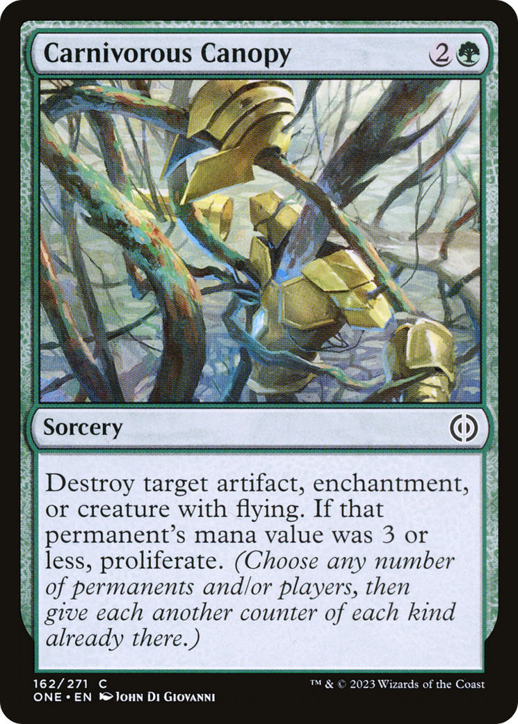 Carnivorous Canopy [Phyrexia: All Will Be One] Magic: The Gathering