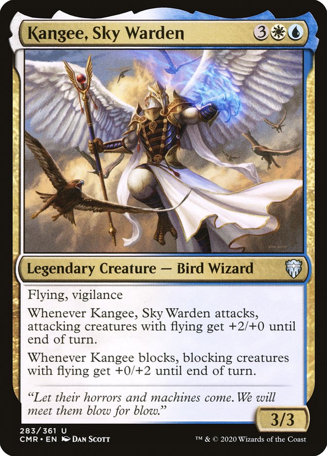 Kangee, Sky Warden [Commander Legends] Magic: The Gathering