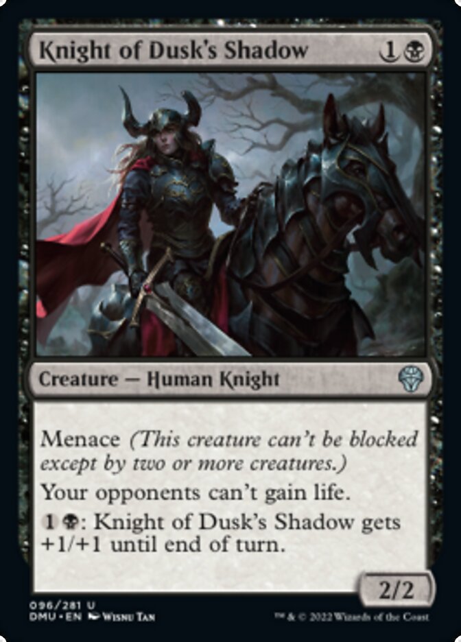 Knight of Dusk's Shadow [Dominaria United] Magic: The Gathering