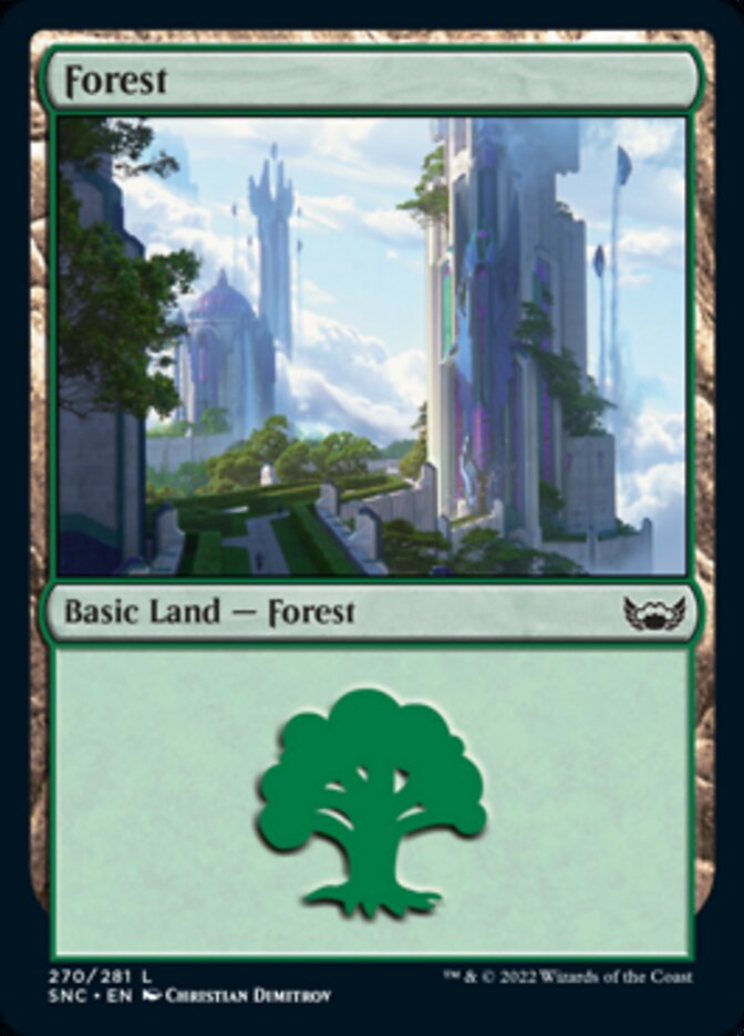 Forest (270) [Streets of New Capenna] Magic: The Gathering