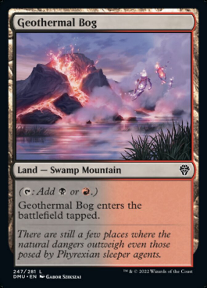 Geothermal Bog [Dominaria United] Magic: The Gathering