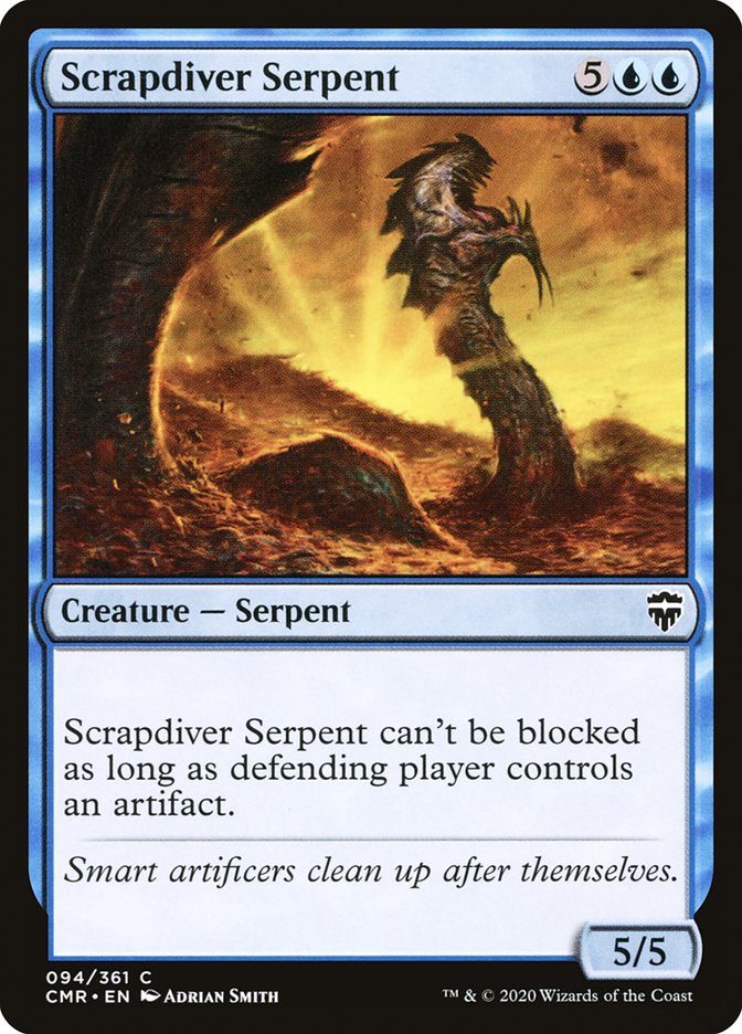 Scrapdiver Serpent [Commander Legends] Magic: The Gathering