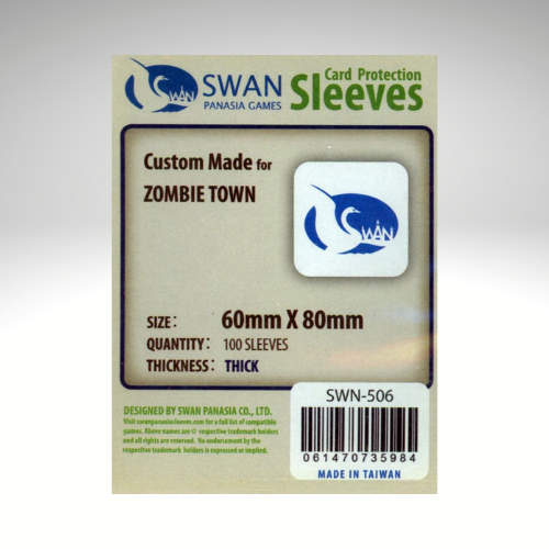 Swan Sleeves Premium Zombie Town (60x80mm) 80 pack