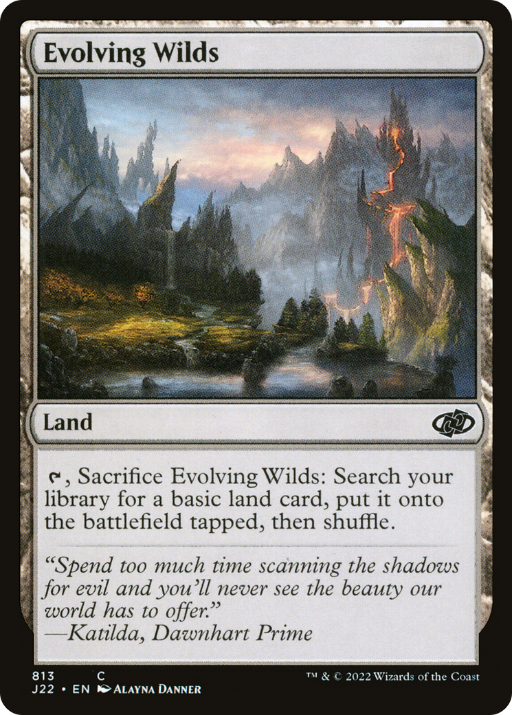 Evolving Wilds [Jumpstart 2022] Magic: The Gathering