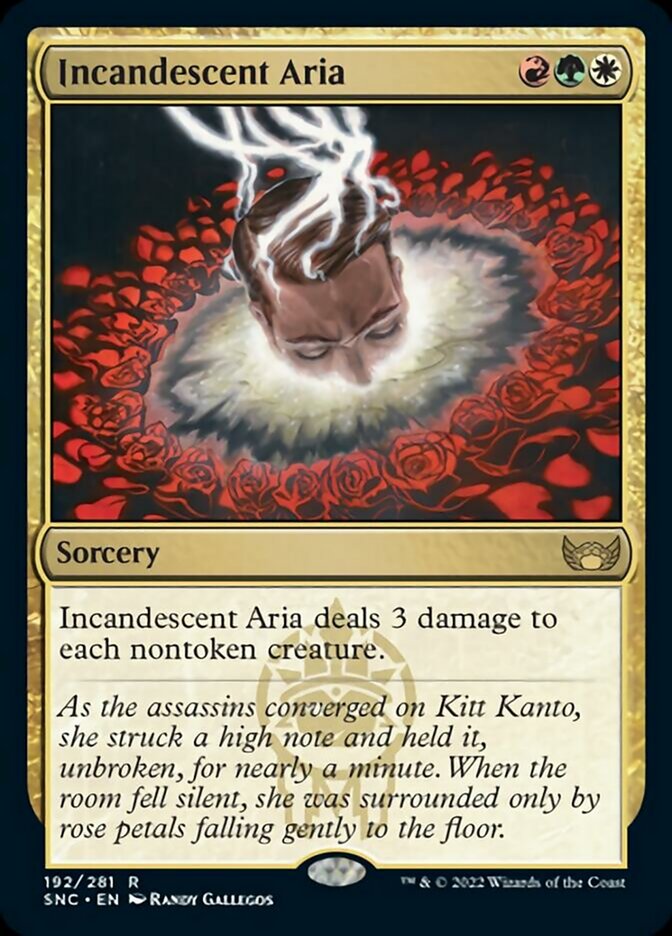 Incandescent Aria [Streets of New Capenna] Magic: The Gathering