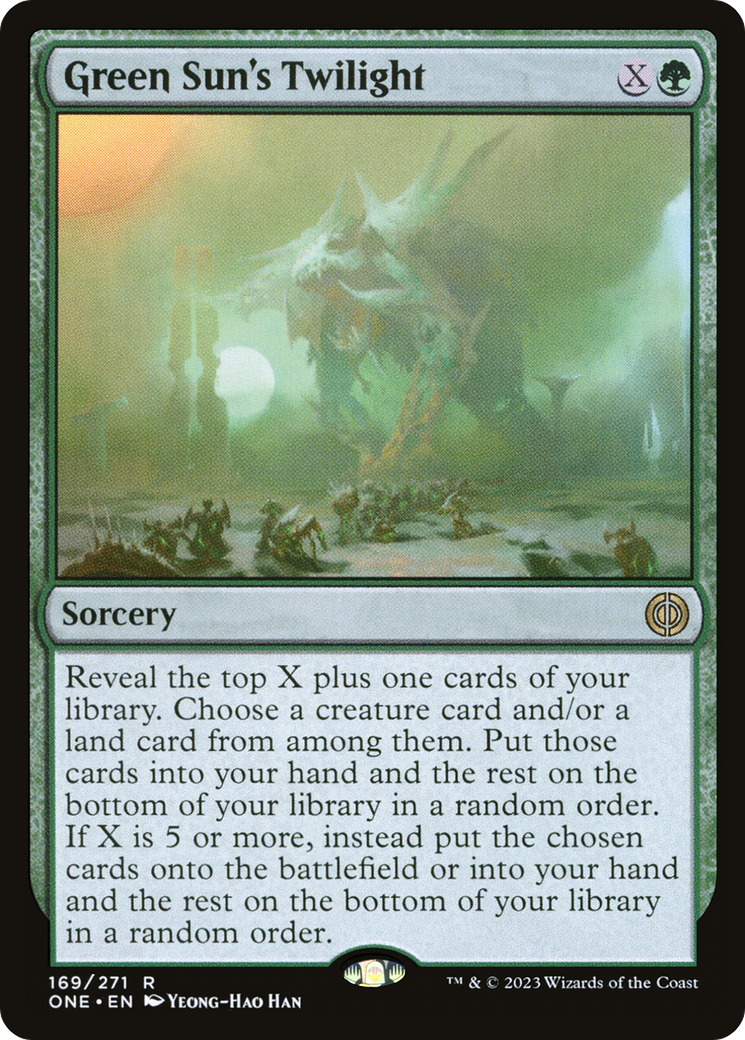 Green Sun's Twilight [Phyrexia: All Will Be One] Magic: The Gathering