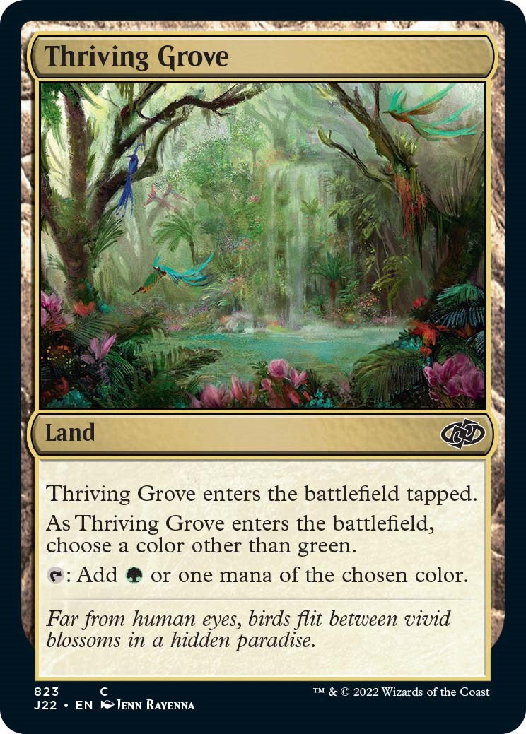 Thriving Grove [Jumpstart 2022] Magic: The Gathering