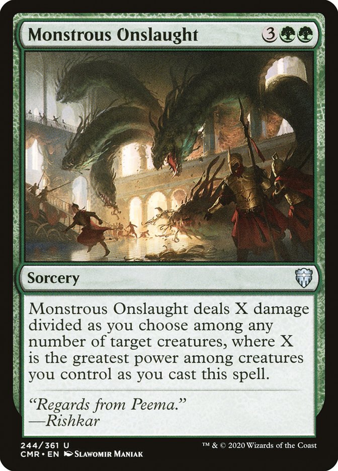 Monstrous Onslaught [Commander Legends] Magic: The Gathering