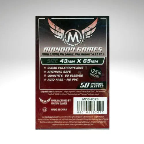 Mayday Games Mini Chimera Premium Sleeves (43x65mm) 50 pack