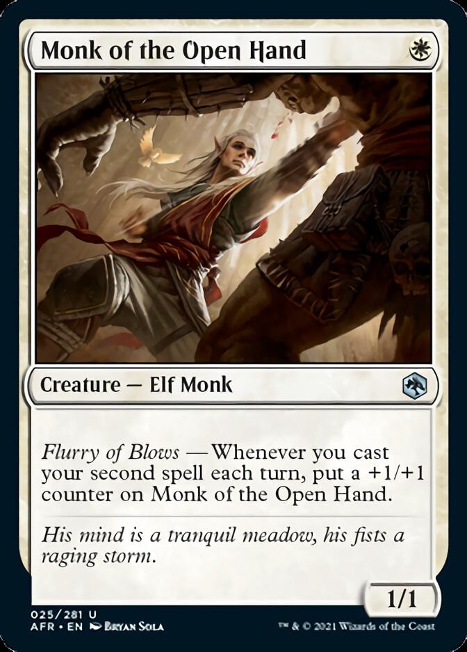 Monk of the Open Hand [Dungeons & Dragons: Adventures in the Forgotten Realms] Magic: The Gathering