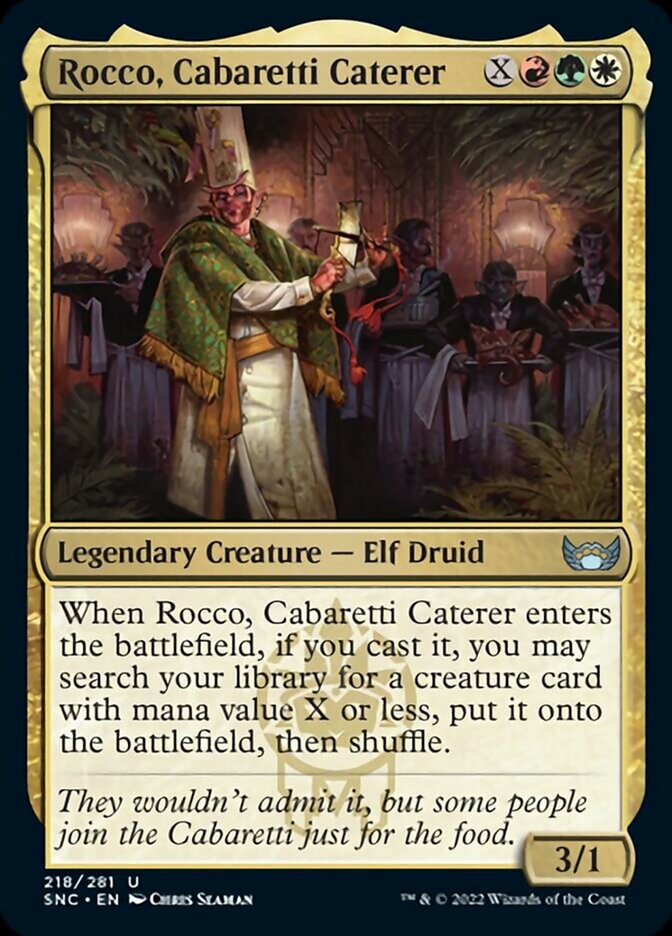 Rocco, Cabaretti Caterer [Streets of New Capenna] Magic: The Gathering