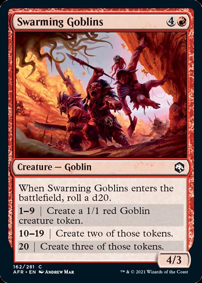 Swarming Goblins [Dungeons & Dragons: Adventures in the Forgotten Realms] Magic: The Gathering