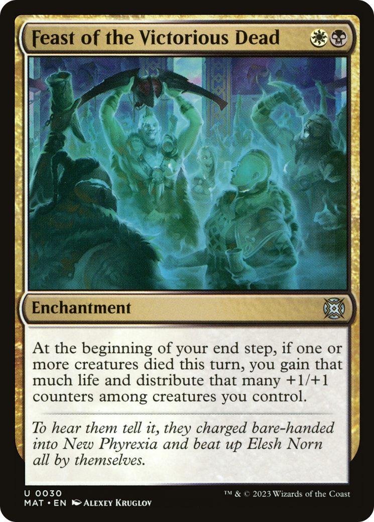 Feast of the Victorious Dead [March of the Machine: The Aftermath] Magic: The Gathering