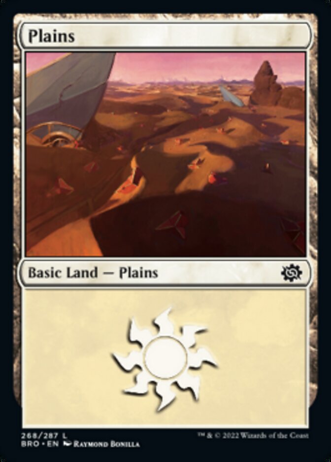 Plains (268) [The Brothers' War] Magic: The Gathering