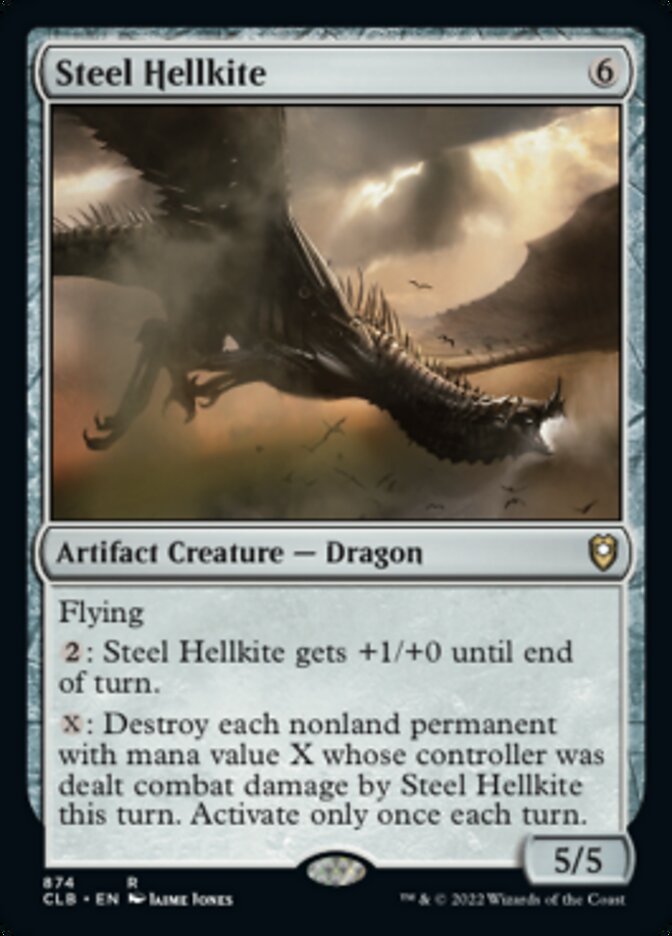 Steel Hellkite [Commander Legends: Battle for Baldur's Gate] Magic: The Gathering