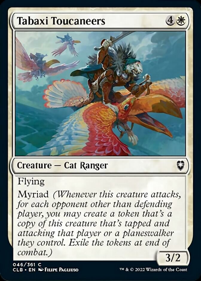 Tabaxi Toucaneers [Commander Legends: Battle for Baldur's Gate] Magic: The Gathering