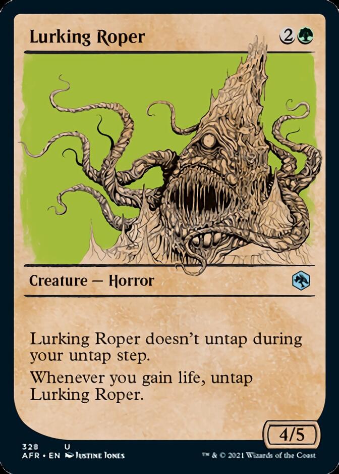 Lurking Roper (Showcase) [Dungeons & Dragons: Adventures in the Forgotten Realms] Magic: The Gathering