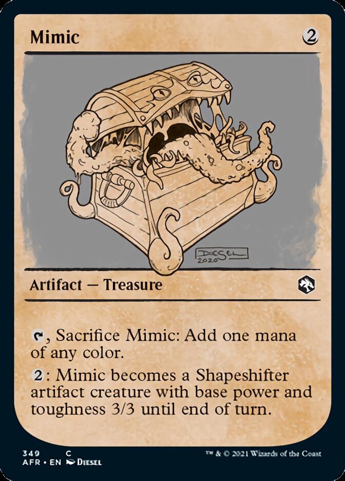 Mimic (Showcase) [Dungeons & Dragons: Adventures in the Forgotten Realms] Magic: The Gathering