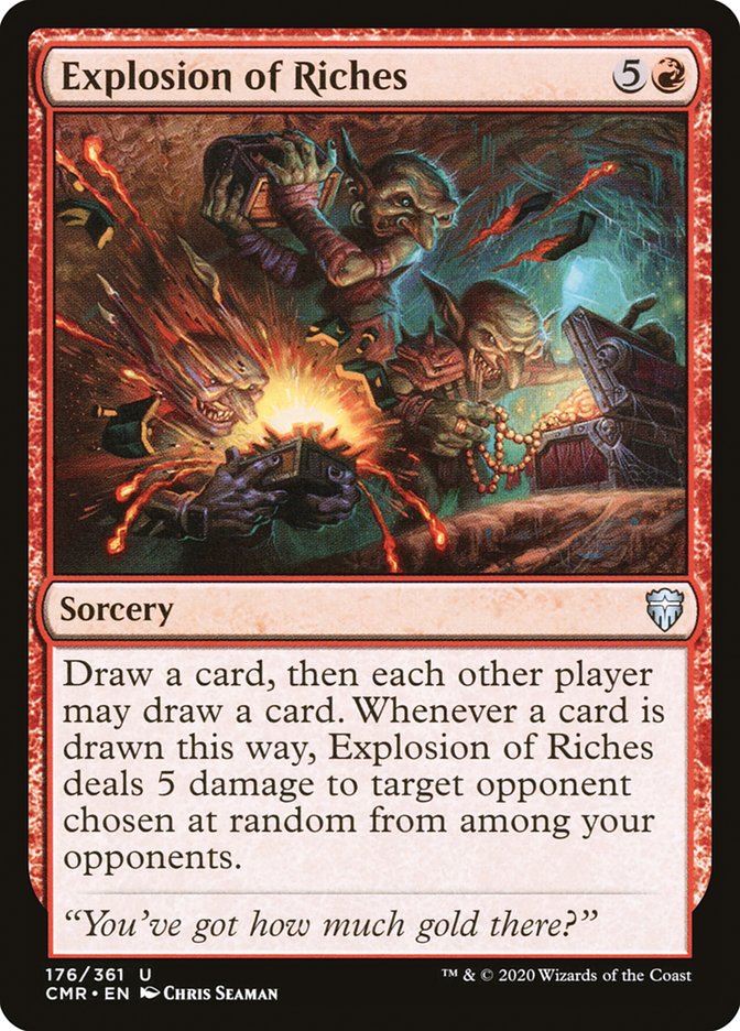 Explosion of Riches [Commander Legends] Magic: The Gathering