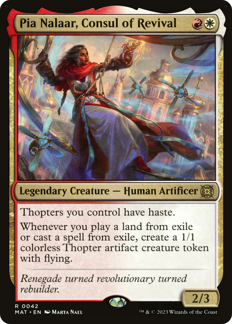 Pia Nalaar, Consul of Revival [March of the Machine: The Aftermath] Magic: The Gathering