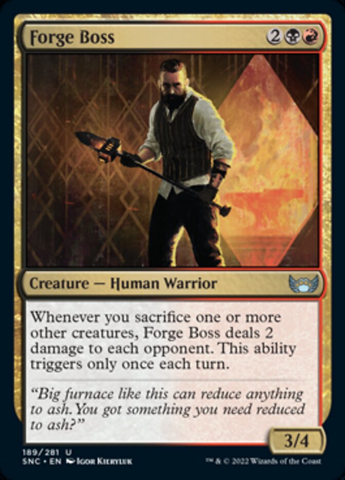 Forge Boss [Streets of New Capenna] Magic: The Gathering