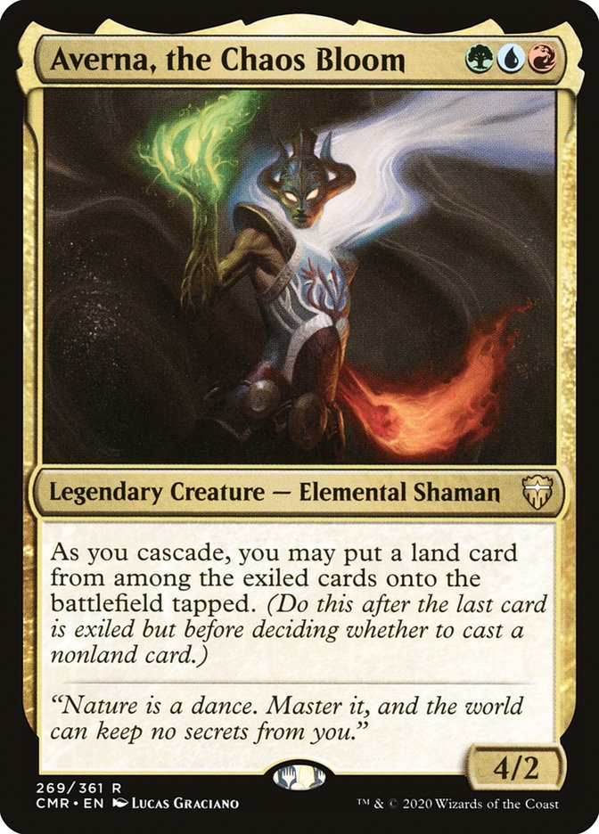 Averna, the Chaos Bloom [Commander Legends] Magic: The Gathering