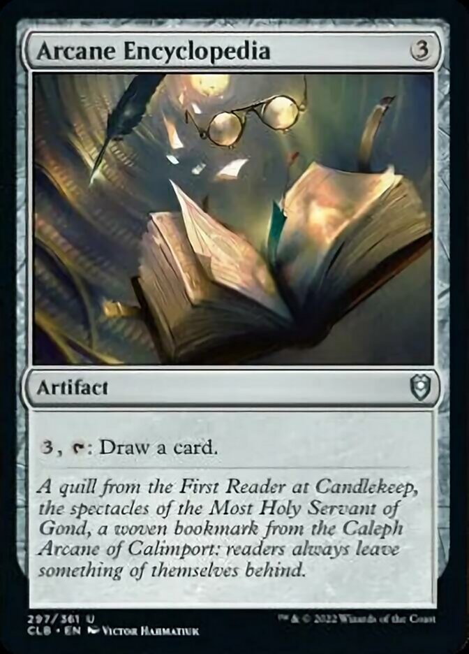 Arcane Encyclopedia [Commander Legends: Battle for Baldur's Gate] Magic: The Gathering