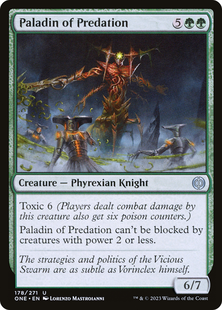 Paladin of Predation [Phyrexia: All Will Be One] Magic: The Gathering