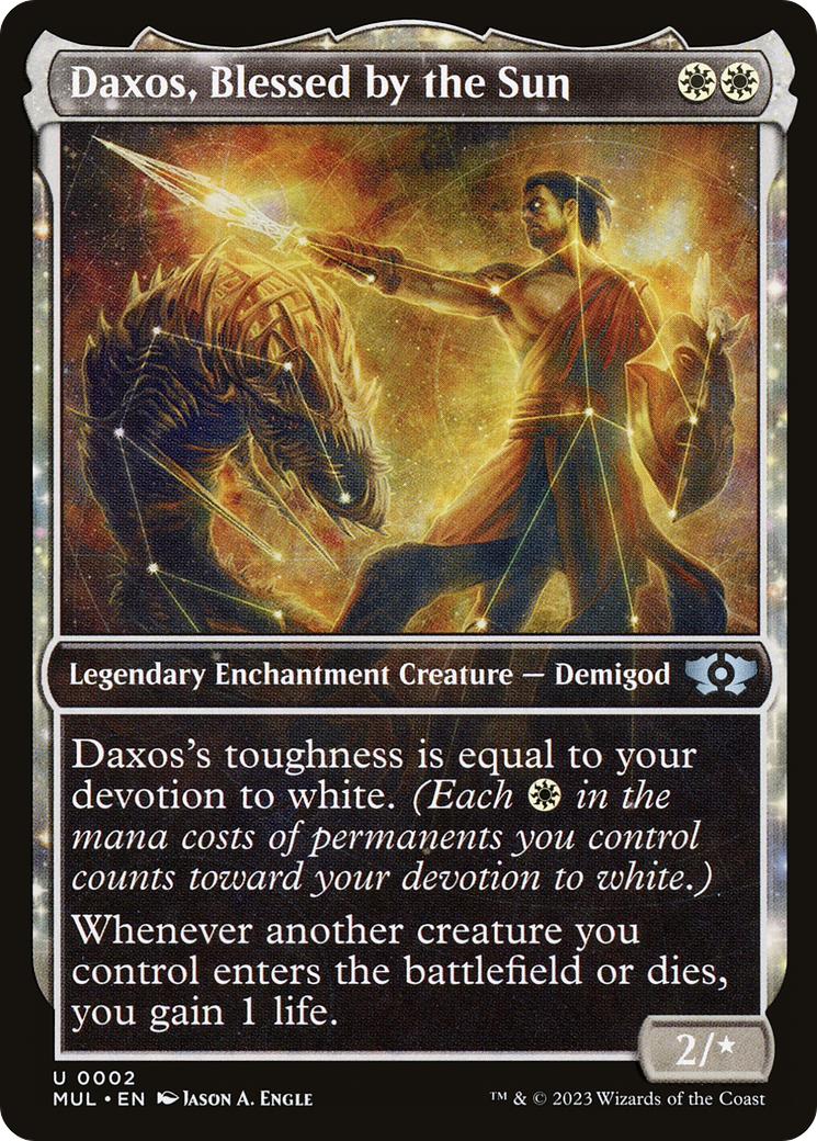 Daxos, Blessed by the Sun [Multiverse Legends] Magic: The Gathering