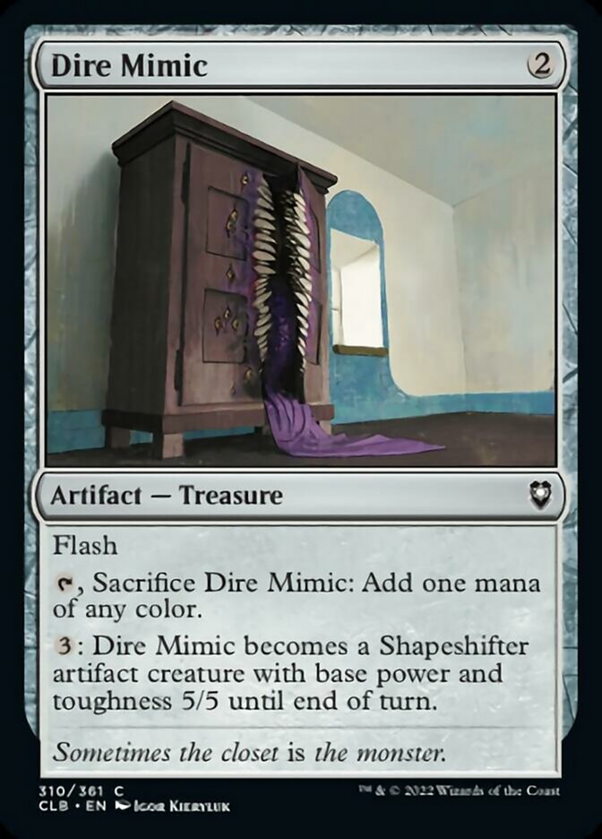 Dire Mimic [Commander Legends: Battle for Baldur's Gate] Magic: The Gathering