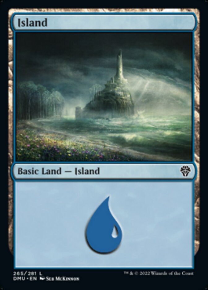 Island (265) [Dominaria United] Magic: The Gathering